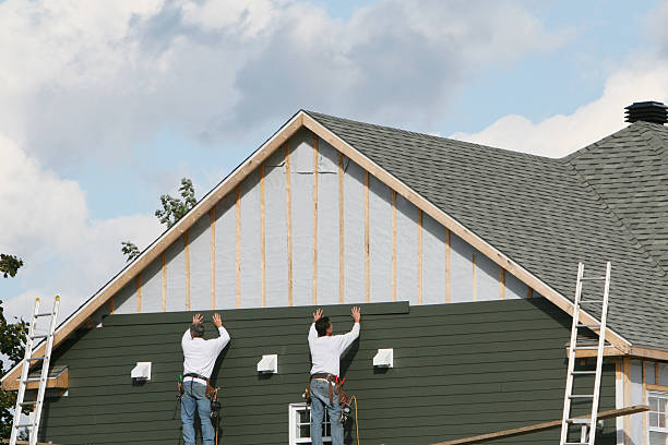 Professional Siding Installation technician working in Central City, PA